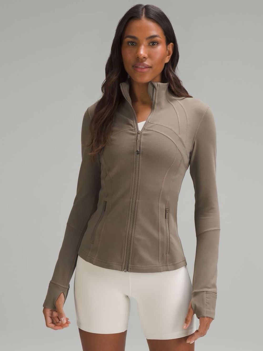 Lululemon Nomad Taupe Define Jacket *Luon Size 12